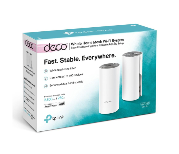 TP-Link DECO E4 Mesh WiFi (1200Mb/s a/b/g/n/ac) 2xAP - 511991 - zdjęcie 6